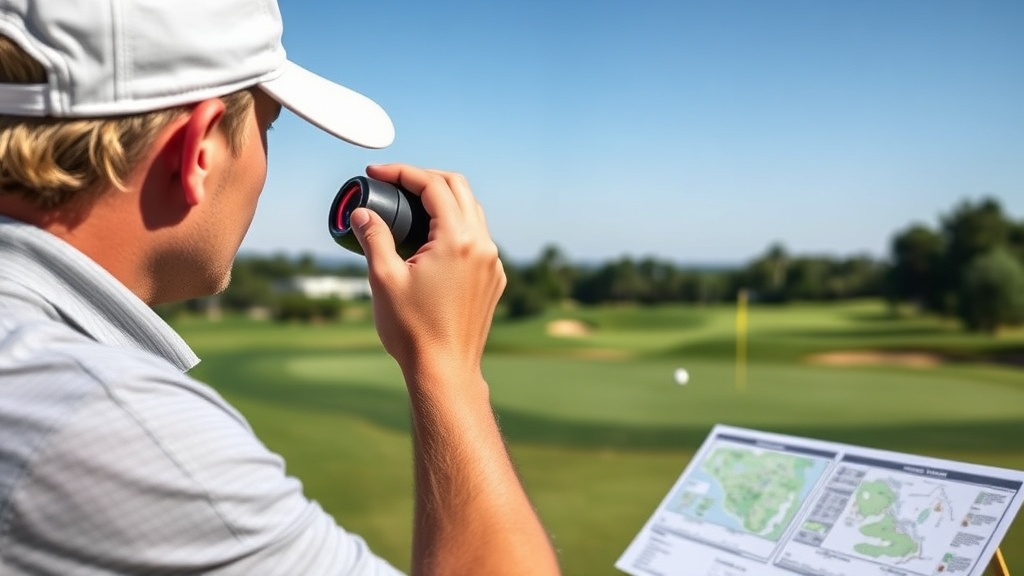 골프 코스 거리 측정 장비와 코스 평가 자료